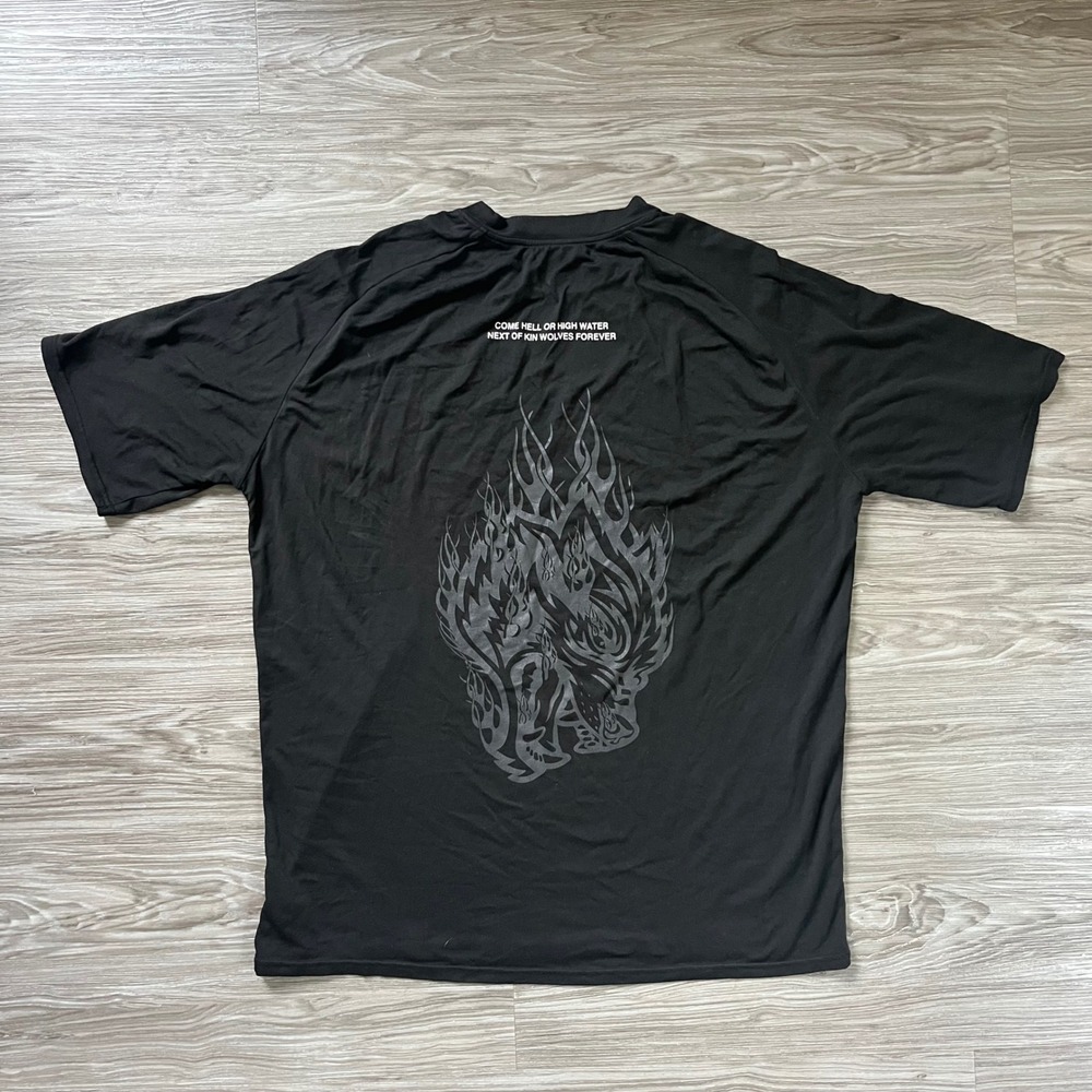 Darc Sport Mens NFGU Wolves Forever Dry-Fit Training Shirt Black Large